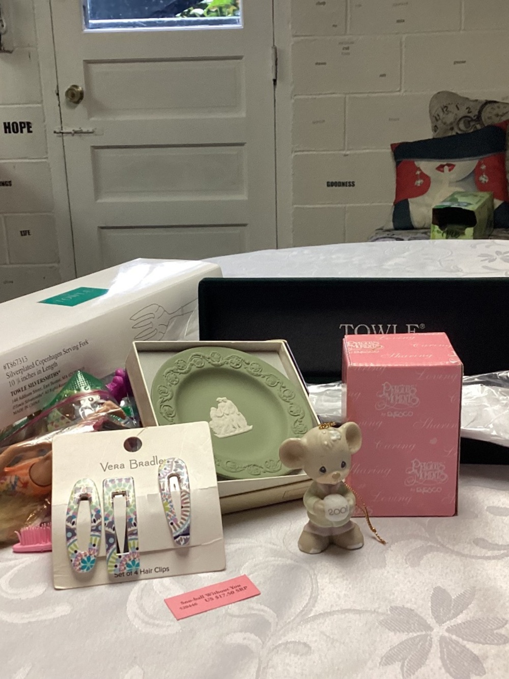 GRANNIES JUNK DRAWER. WEDGEWOOD TOWLE DOLLS N MORE